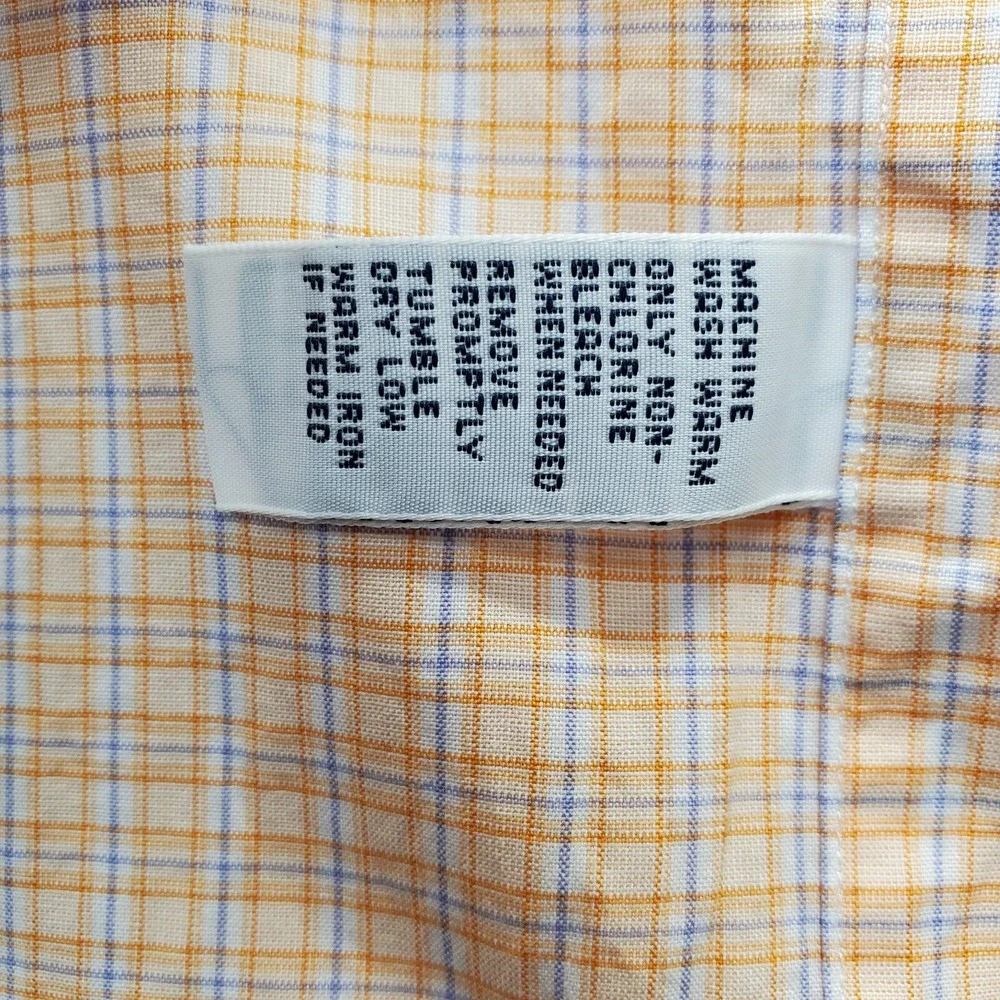 Polo by Ralph Lauren Dress Shirt Men's 17.5 Multi Plaid Regent Custom Fit Collar